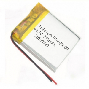 batterie au lithium polymère polymère personnalisée 250mah ft402530p 3.7v lipo