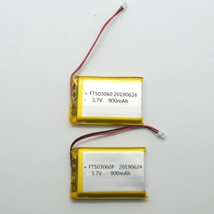 Batterie ft503060p de polymère de 3,7v lihtium avec le certificat ul