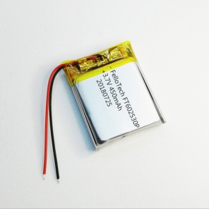Batteries li-polymère 3.7v 450mah ft602530p