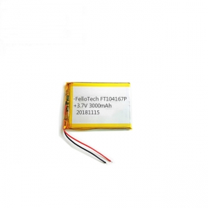 Batterie lithium polymère 3.7v 3000mah ft104167p