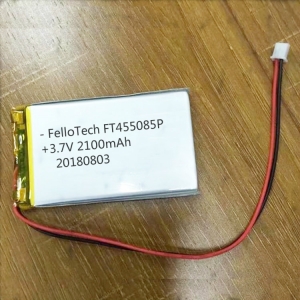 Batteries li-polymère 3.7v 2100mah ft455085p