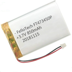 Batteries li-polymère 3.7v 850 mah ft473450p