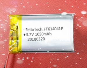 3,7v 1050mah batteries li-polymère ft614041p