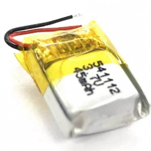 batterie polymère de haute qualité 541112 3.7v 45 mah li-ion pour les produits numériques