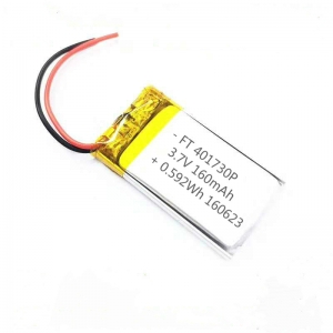 Batterie ultra petit ft401730p de lipol de 3.7v 160mah