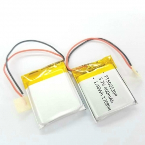 ft502530p 3.7v 400 mah batterie rechargeable au lithium polymère casque, mp3, produits numériques