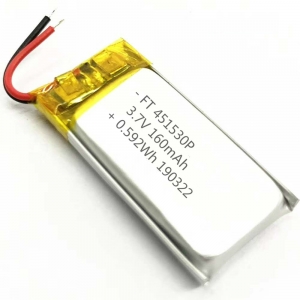 Ft451530p de batterie de lithium-polymère de 3.7v 160mah