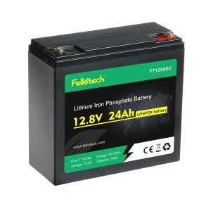 cycle profond de batterie au lithium 24ah 12v de batterie au lithium-ion de lifepo4