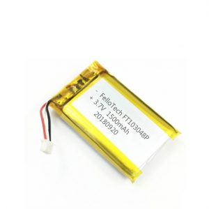 Batterie ft103048p de li-polymère de serrure numérique de 1500mah 3.7v