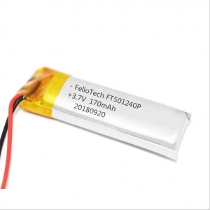 en gros de haute qualité 170 mah 3.7 v rechargeable lipo batterie recyclable ft501240p
