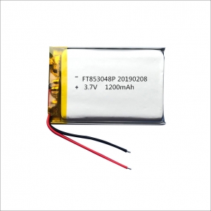 3.7v 1200mAh batterie lithium polymère ft853048p