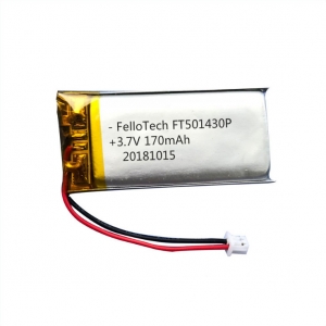 3.7v 170 mah-polymère batteries ft501430p