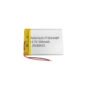 Ft303448p de batterie de Li-polymère de 500mah 3.7v avec le certificat ul