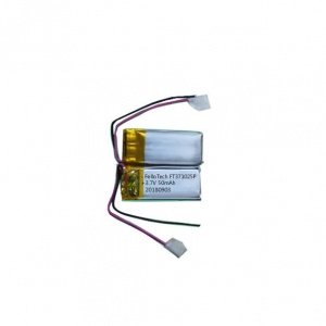 Batterie ft371025p de lithium de 3.7m 50mah wearbale au lithium polyme