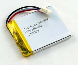 3.7v 2400mah batteries li-polymère ft784860p