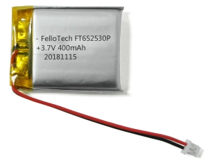Batterie ft652530p de lithium de 3.7m 400mah wearbale au lithium polyme