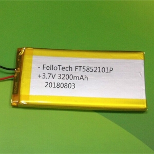 Batterie lithium polymère 3.7v 3200mah ft5852101p
