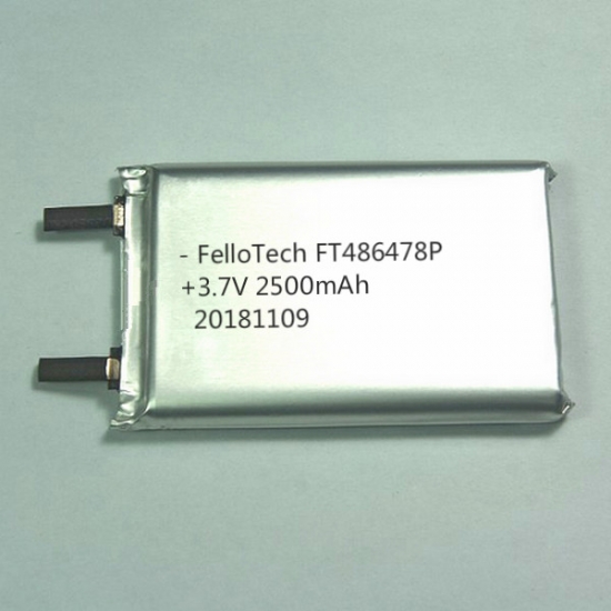 Batteries li-polymère 3.7v 2500mah ft486478p