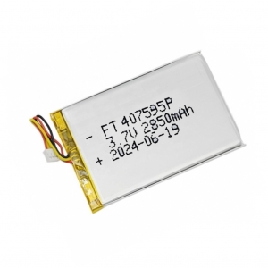 Batterie lithium polymère 3.7v 2850mah ft407595p