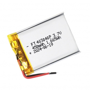 3.7v 450mah lipol batteries ft403040p