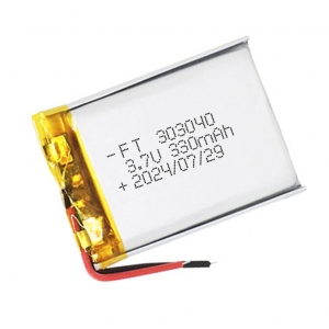 3.7v 330mah batteries lipo ft303040p avec certificat ul