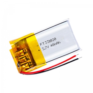 Pile de lecteur bluetooth ft331020p de polymère de 3,7v lihtium