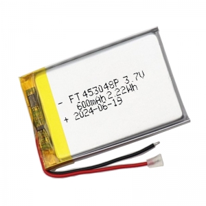 Batterie ft453048p de polymère de 3,7v 600mah lihtium