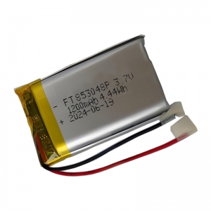 3.7v 1200mAh batterie lithium polymère ft853048p