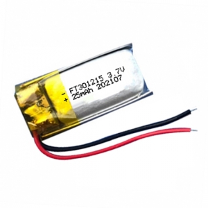 Batterie ft301215p de lithium de 3.7m 25mah Wearbale au lithium polyme