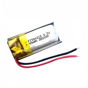 Pile de lecteur bluetooth de polymère de 3.7v ft501215p