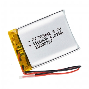Batterie lithium polymère 3.7v 1100mah ft703442p
